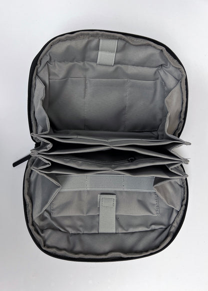 Nyxglo Tech Organizer Bag | Water-Resistant Cable & Gear Pouch for Motorcycle Riders